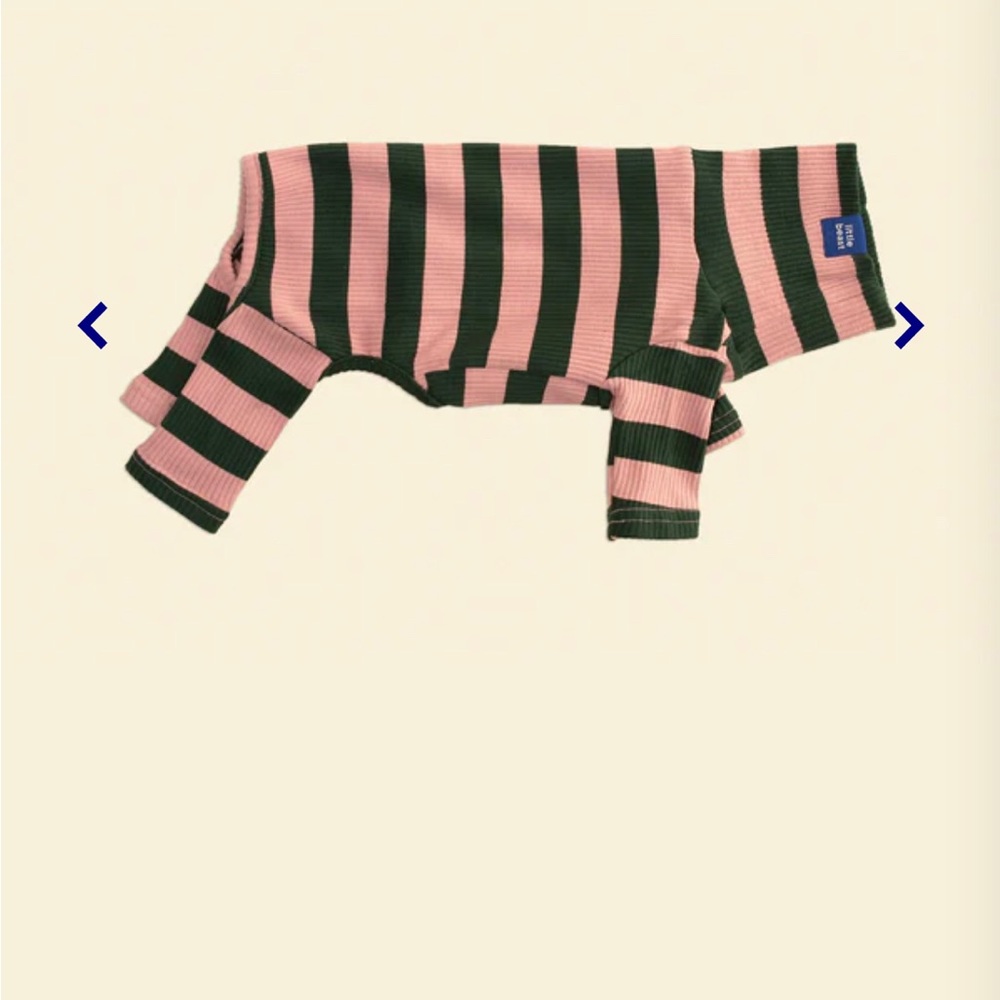 Little beast dog onesie - pink elephant - medium